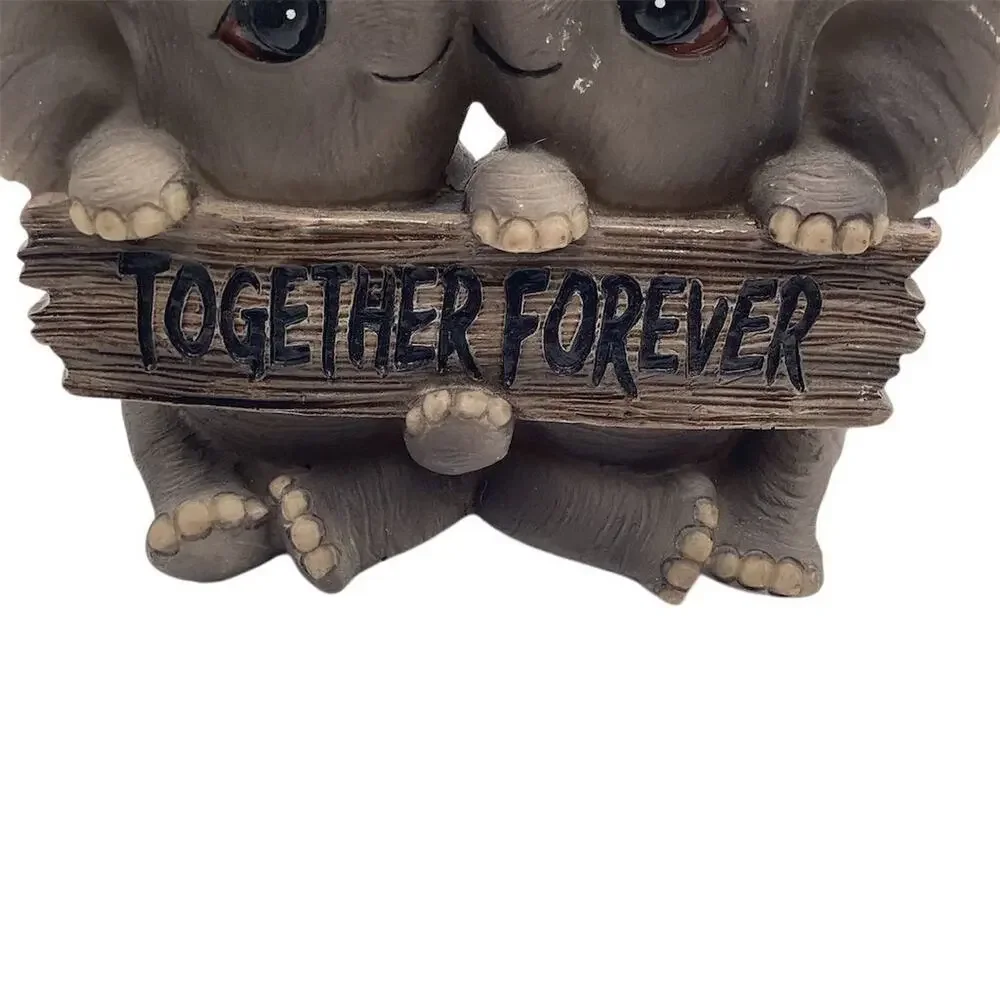 Loving‎ Elephant Couple Figurine 